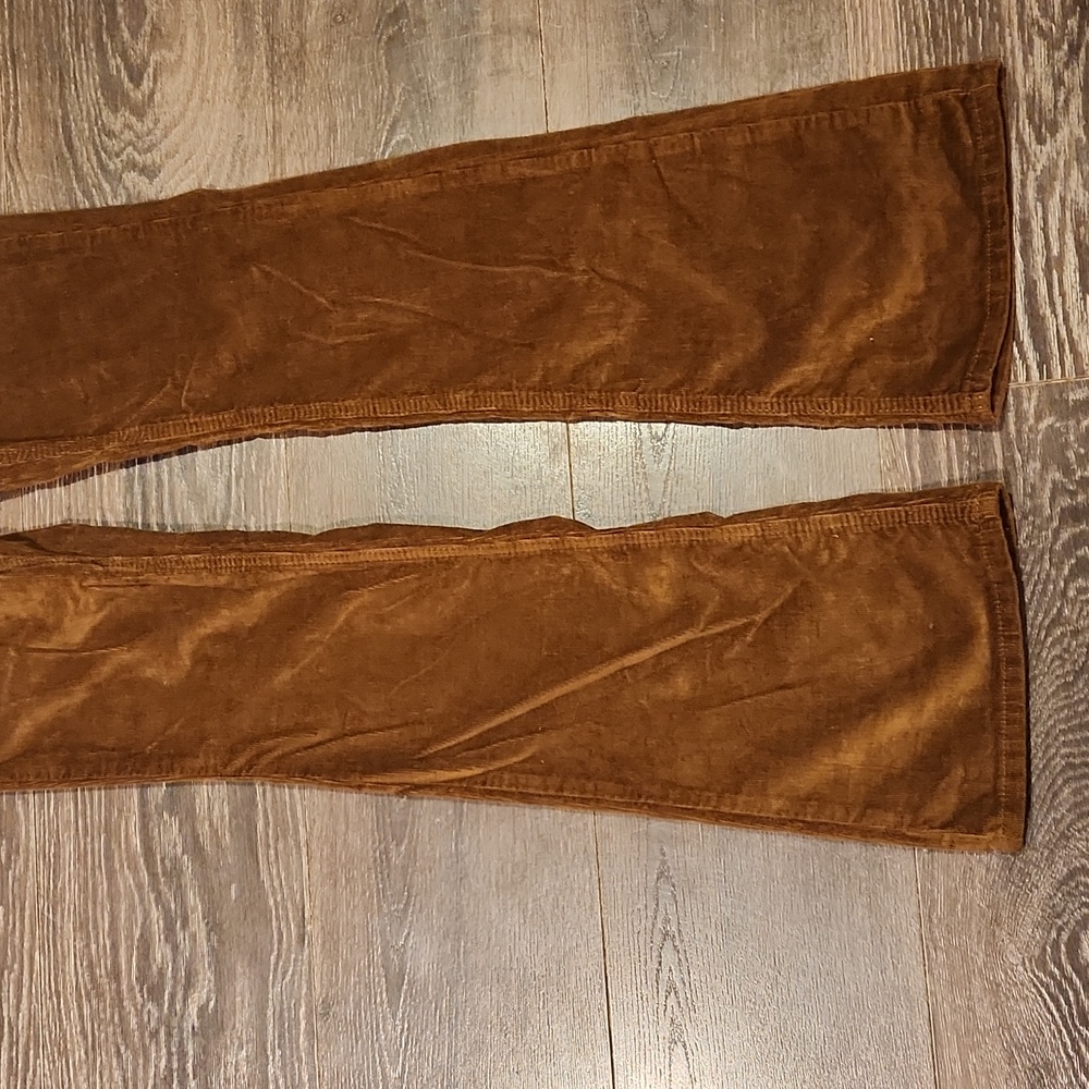 ❤️ NWT! ANTONIO MELANI ARIA HIGH RISE FLARE CORDUROY PANTS / JEANS In SEPIA, 2 - Picture 6 of 8